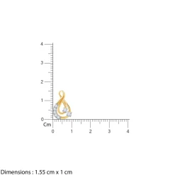 Gold Infinitude Lab Grown Diamond Earrings