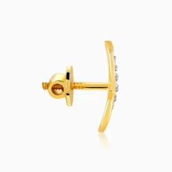 Gold Infinity Grace Lab Grown Diamond Stud Earrings