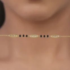 Gold Isha Diamond Mangalsutra Bracelet
