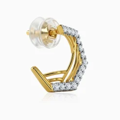 Gold Leoni Lab Grown Diamond Earrings