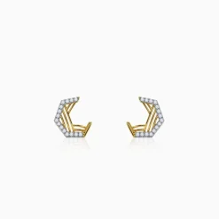 Gold Leoni Lab Grown Diamond Earrings