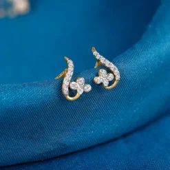 Gold Liora Lab Grown Diamond Earrings