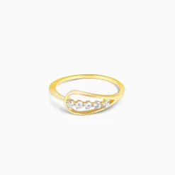 Gold Love for Sparkles Lab Grown Diamond Ring (Size 13)
