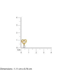 Gold Love Shine Lab Grown Diamond Studs