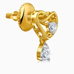 Gold Love Shine Lab Grown Diamond Studs