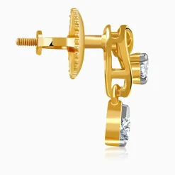 Gold Love Shine Lab Grown Diamond Studs