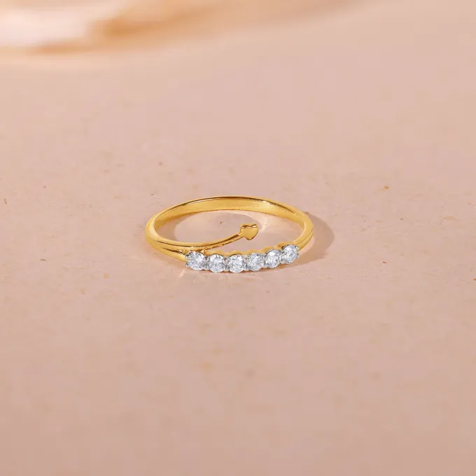 Gold Lovelight Lab Grown Diamond Ring