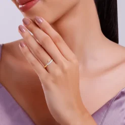 Gold Lovelight Lab Grown Diamond Ring