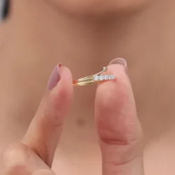 Gold Lovelight Lab Grown Diamond Ring