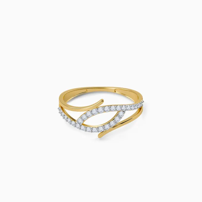 Gold Lumen Gaze Lab Grown Diamond Ring (Size 12)