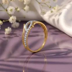 Gold Lumen Gaze Lab Grown Diamond Ring (Size 12)