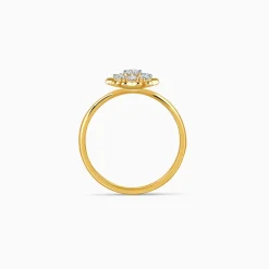 Gold Lumière Bloom Lab Grown Diamond Ring