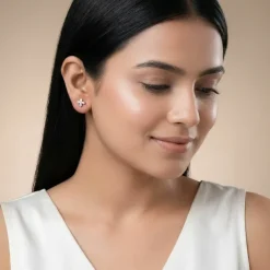 Gold Luna Spark Lab Grown Diamond Earrings