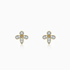 Gold Luna Spark Lab Grown Diamond Earrings