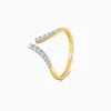Gold Lunara Lab Grown Diamond Vanki Ring