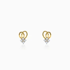Gold Luv Lab Grown Diamond Studs