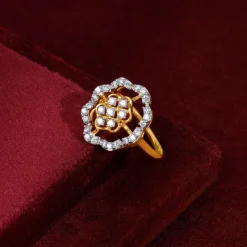 Gold Magna Florale Lab Grown Diamond Ring