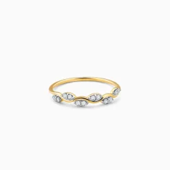 Gold Majestic Curves Lab Grown Diamond Ring (Size 12)