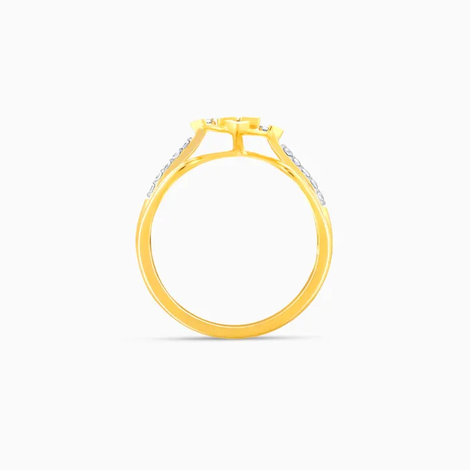 Gold Majestic Elegance Diamond Ring