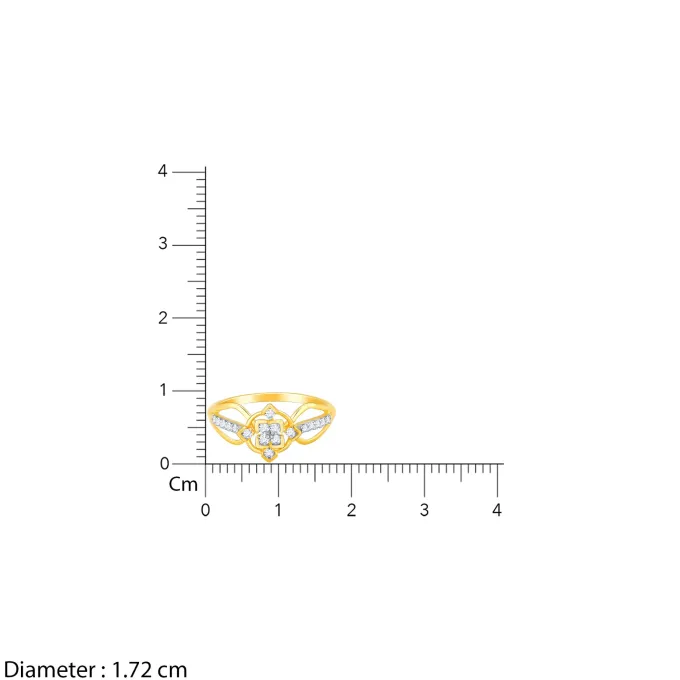 Gold Majestic Elegance Diamond Ring