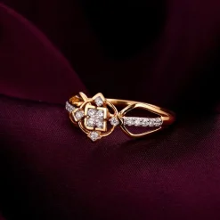 Gold Majestic Elegance Diamond Ring