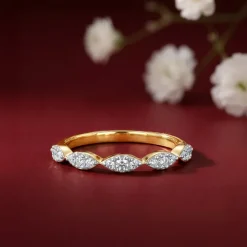 Gold Marea Lab Growm Diamond Ring
