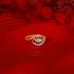 Gold Melifluos Diamond Ring