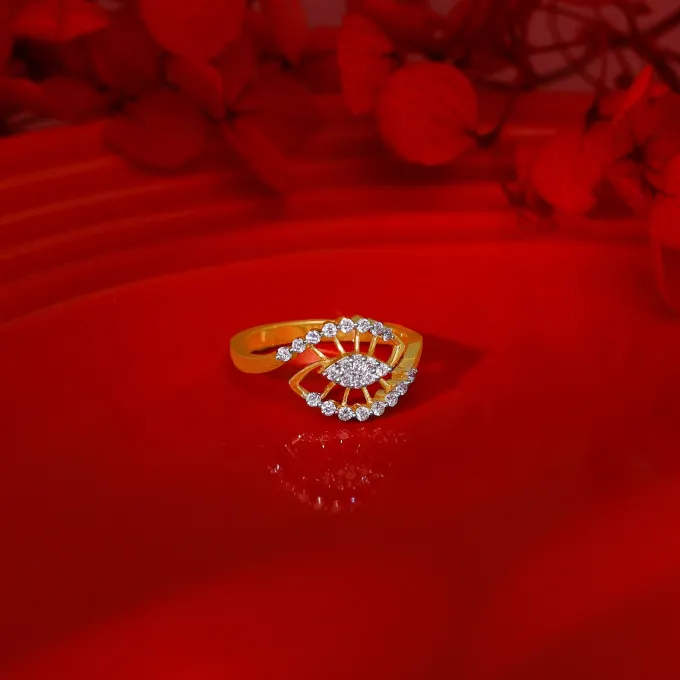 Gold Melifluos Diamond Ring