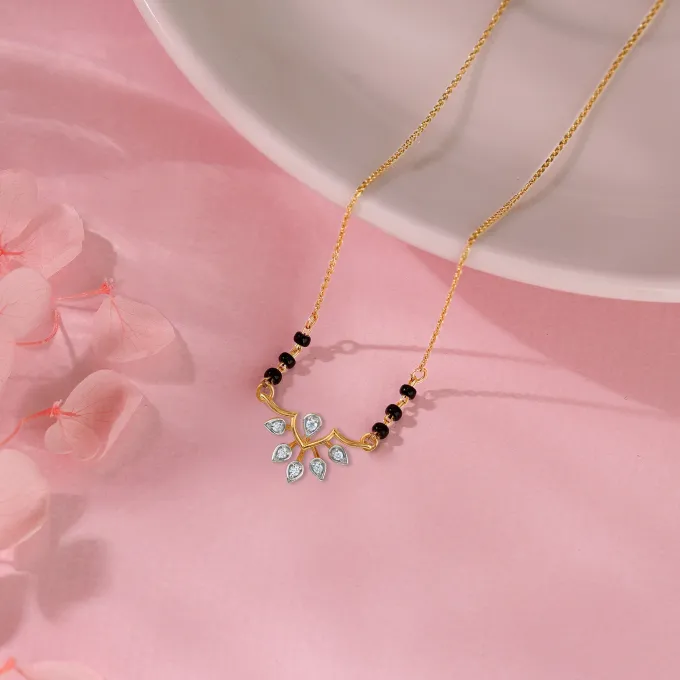 Gold Mellow Diamond Mangalsutra