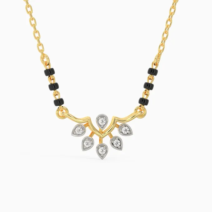 Gold Mellow Diamond Mangalsutra