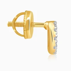 Gold Mini Orbit Lab Grown Diamond Studs