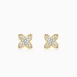 Gold Mirelle Lab Grown Diamond Earrings