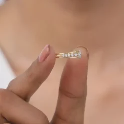 Gold Modern Mosaic Diamond Ring