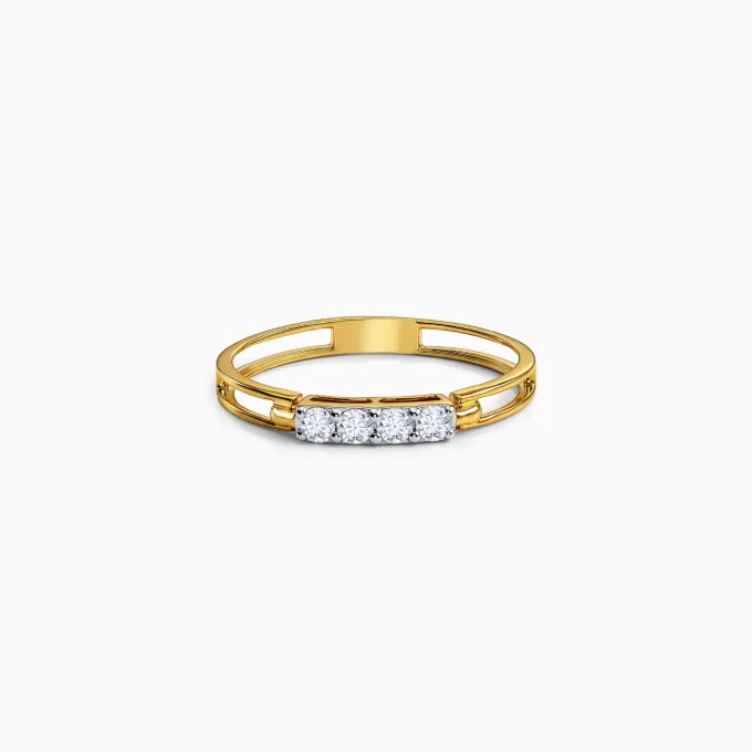 Gold Muse Mode Lab Grown Diamond Ring (Size 12)