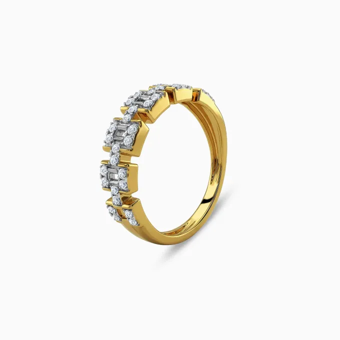 Gold Nexus Lab Grown Diamond Ring (Size 12)