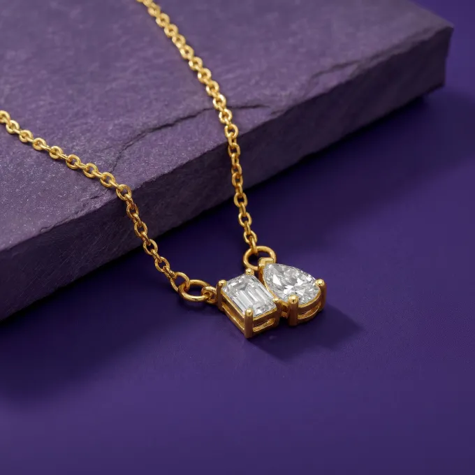 Gold Nova Luxe Lab Grown Diamond Necklace