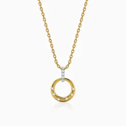 Gold Opulent Classic Lab Grown Diamond Pendant