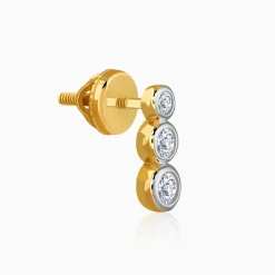 Gold Orvya Lab Grown Diamond Earrings