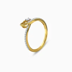 Gold Passionate Love Lab Grown Diamond Ring (Size 12)
