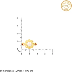Gold Pearl Love Rakhi