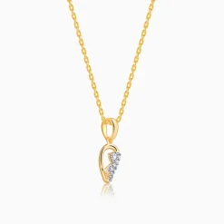 Gold Pearsome Diamond Pendant
