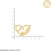 Gold Personalised Forever Yours Pendant