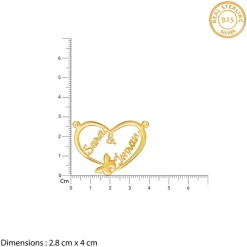 Gold Personalised Forever Yours Pendant