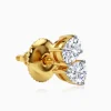 Gold Poised Glow Lab Grown Diamond Earrings