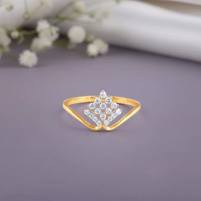 Gold Radiant Reign Lab Grown Diamond Ring