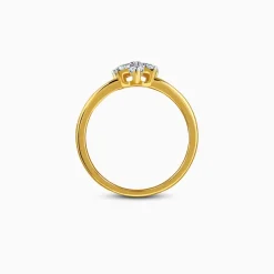 Gold Radiapetal Lab Grown Diamond Ring