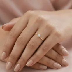 Gold Regal Lab Grown Diamond Ring (Size 12)