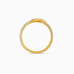 Gold Regal Rise Lab Grown Diamond Ring