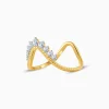 Gold Regalia Lab Grown Diamond Vanki Ring