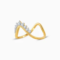 Gold Regalia Lab Grown Diamond Vanki Ring